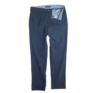 MJ172 Men’s IZOD Straight Leg Preppy Seersucker Striped Chino Pants 32x32